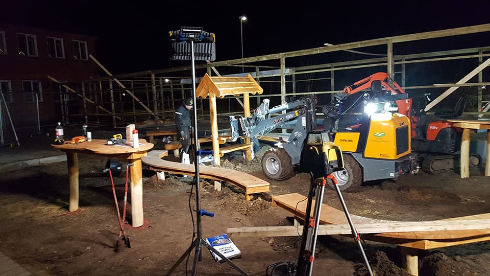 Beachvolleybane på Hurup Skole