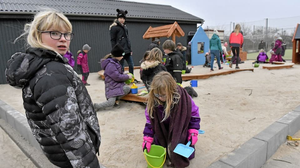Aktiverende udeområde på Hurup Skole