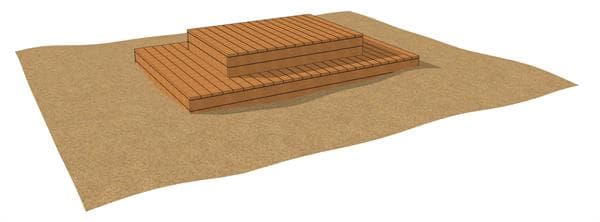 Platform med podie — billede 1 af 4