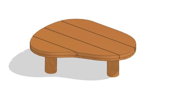 Organisk platform mini — billede 1 af 3