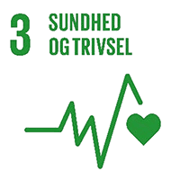 Pulslinjeikon med hjerte og grønt farvetema til sundhed og trivsel