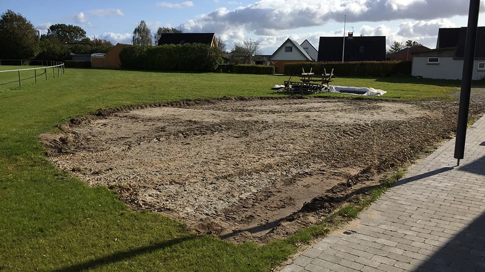 Aktivitetsbakker i Ulbjerg med boldmønstre