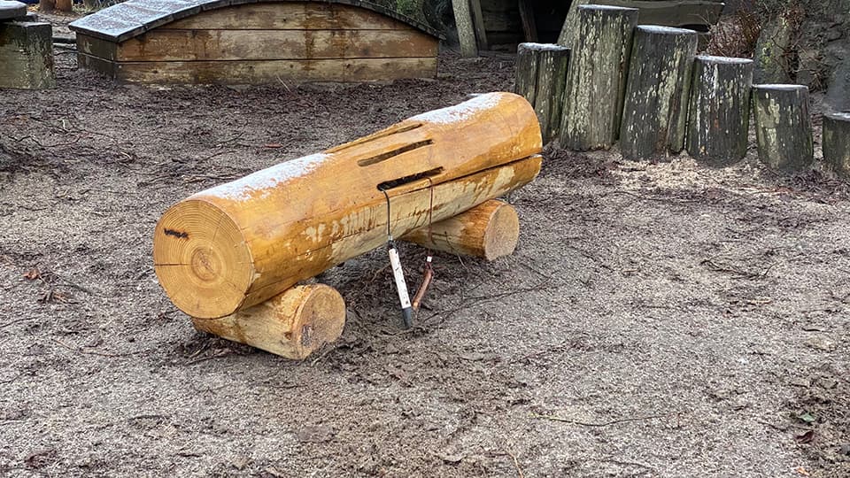 Aktivitetsplads i parken ved Lindehuset