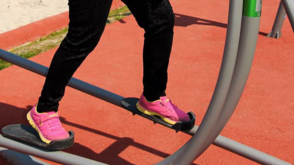 Færdig legeplads på Ulbølle Efterskole