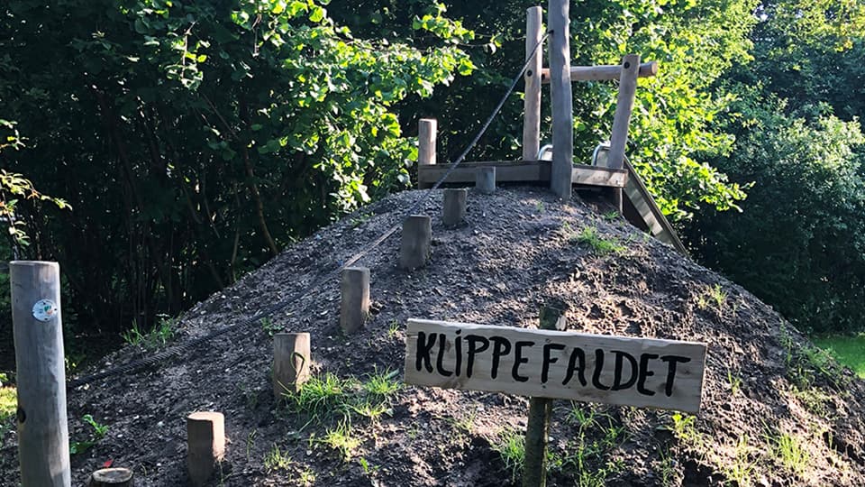 Færdige legeområder i Skringstrup Landsbypark