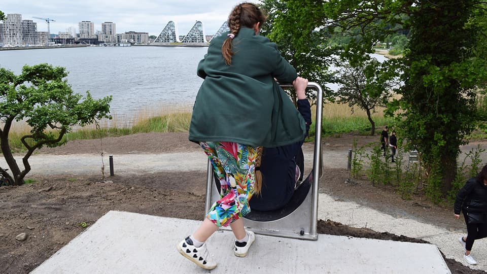 Færdig terrænrutsjebane i Vejle