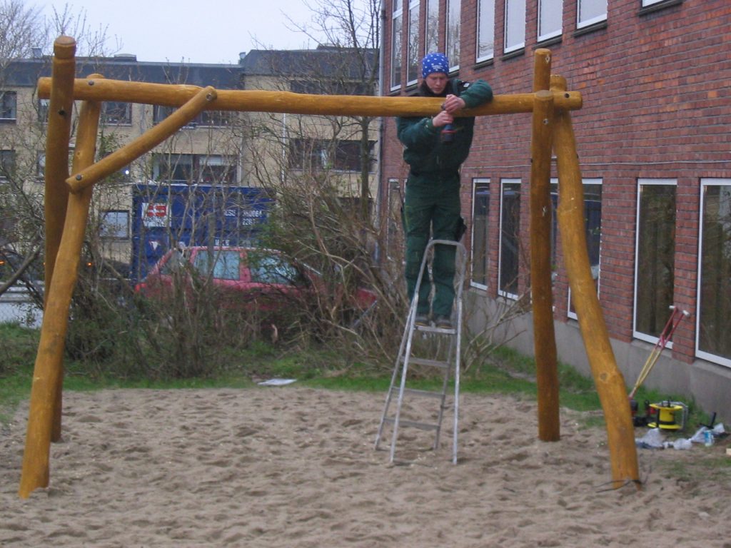 Robiniagynger i Aalborg på legeplads