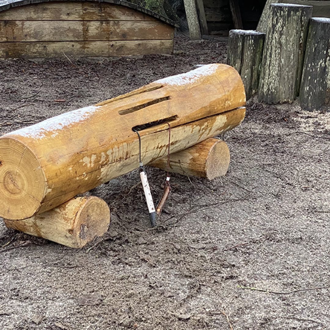 Aktivitetsplads i parken ved Lindehuset