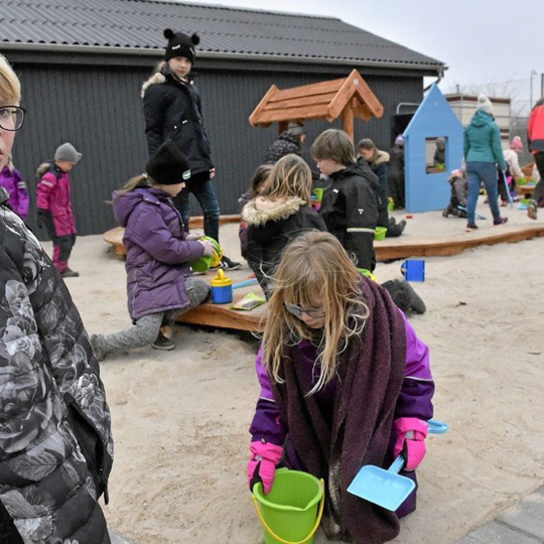 Aktiverende udeområde på Hurup Skole