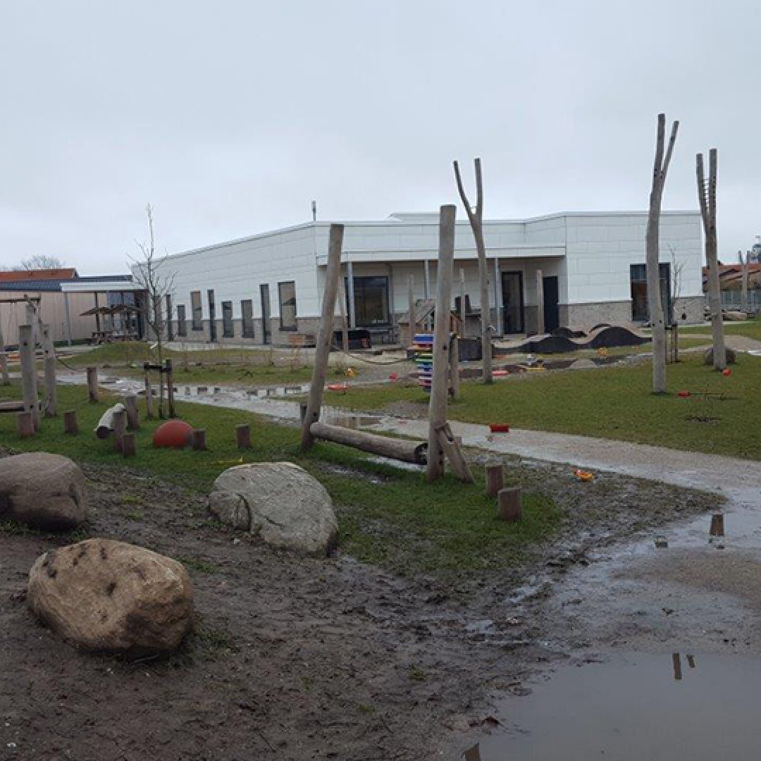Trykluftudstyr til jordløsning i drift