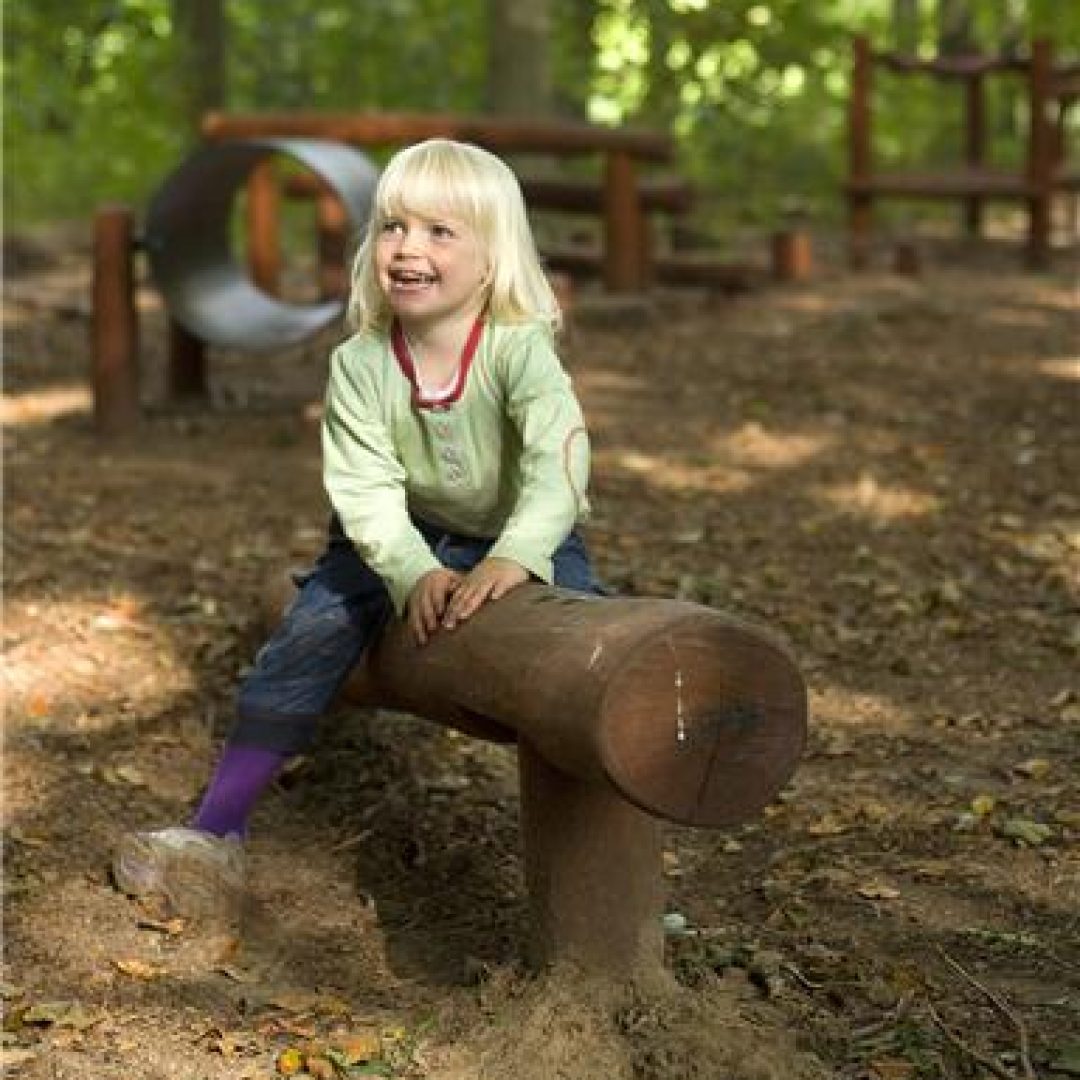 Naturlig klatreleg i robinia