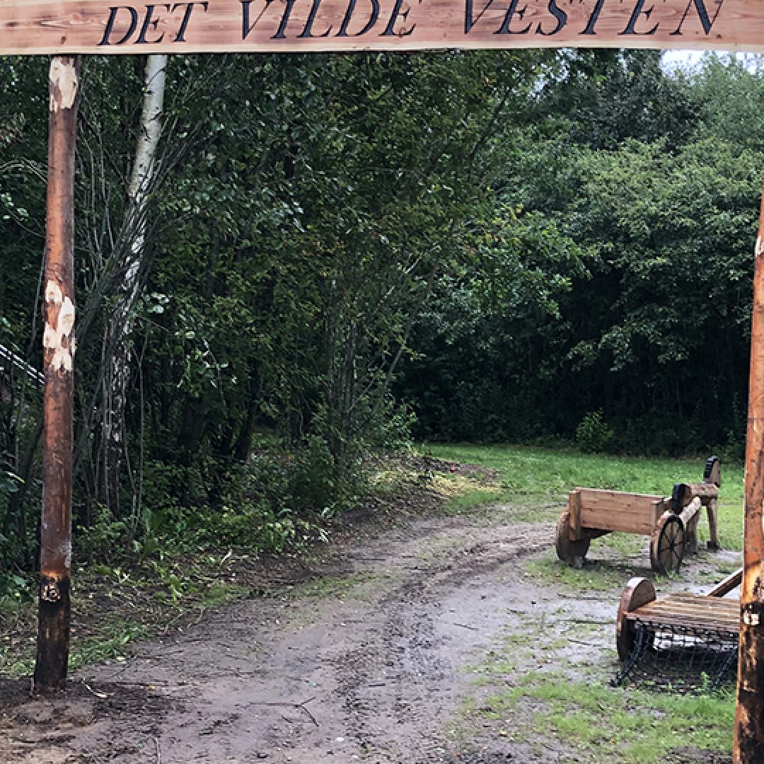Det Vilde Vesten-tema med prærievogne